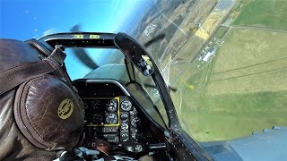 1700hp P51D Mustang Onboard  PURE SOUND [upl. by Bertha]