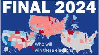 2024 United States elections DOWNBALLOT  FINAL PREDICTION [upl. by Hermine]