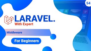 54 Middleware In Laravellaravel laraveltutorial laravel10 beginners middleware [upl. by Drugi]