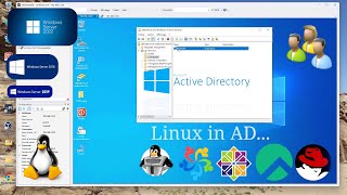 Intégrer un poste Linux dans AD [upl. by Ardnekan]