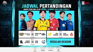 🔴LIVE  MDL ID S9  Regular Season  Hari 2 Minggu 3 [upl. by Ecirahc]