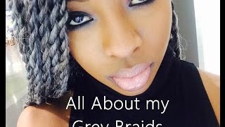 All about my GreySilver Senegalese Twists [upl. by Verla894]