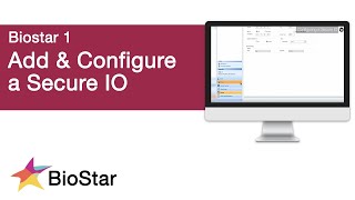 How to Add and Configure a Secure IO in BioStar 1 [upl. by Llertnom]