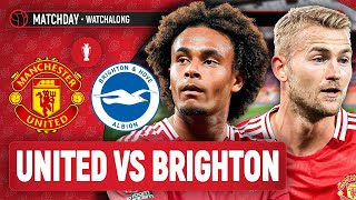 Brighton 21 Manchester United LIVE STREAM  Premier League WatchAlong [upl. by Bocyaj421]