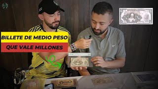 El verdadero valor del BILLETE DE MEDIO PESO ORO [upl. by Whitcher656]