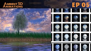 EP 05 Cinema 4D Lighting Tutorial for Pond Scene  Animated HDRI Redshift Sun and Sky Rig [upl. by Lesnah]