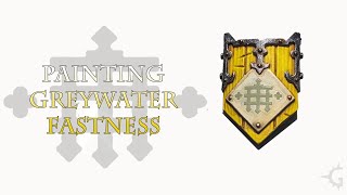 Painting the New Cities of Sigmar Fast Greywater Fastness [upl. by Nnylesor]