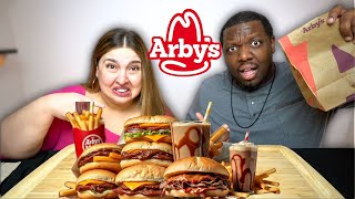 We Tried the WORST ARBYS ITEMS Because Of Our SUBSCRIBERS [upl. by Nillek]