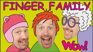 Finger Family  Jobs for Kids  MORE  Stories for Children  Steve and Maggie from Wow English TV [upl. by Bohon]