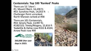 Climbing the Centennials of Colorado [upl. by Galanti101]