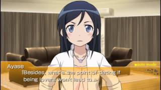 Oreimo Tsuzuku PSP Daisukes Life Counseling  Ayase Edition English Subtitles [upl. by Gus]