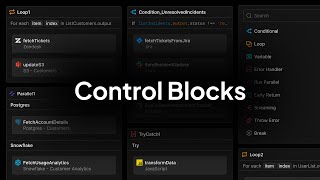 Build any business logic visually with Control Blocks [upl. by Gordie]