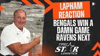 Dave Lapham Reaction  Bengals Win Damn Game  Baltimore Ravens Next [upl. by Atsillak]