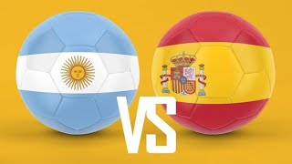 Copa Confederaciones Argentina 2024 🇦🇷vs🇪🇸 [upl. by Imer]