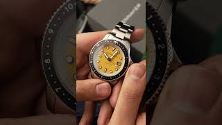 Sunset Yellow  Croft Pioneer Automatic  New Standard in Accessible Luxury  spinnaker watch [upl. by Ahsykal]