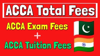 ACCA total fees  Acca tuition fees  Acca exams fees  perfect info [upl. by Jen]