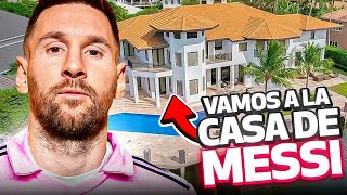 Vamos a la NUEVA CASA DE MESSI en MIAMI 🇺🇸🇦🇷 Impresionante [upl. by Uase449]