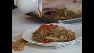 Polpettone di legumi con cuore cremoso  Ricette Vegan [upl. by Gayl]