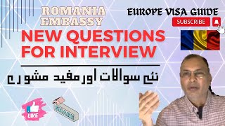 Romania Embassy Interview New Questions and Some other Useful Tips Europe Visa Guide [upl. by Aisile]