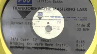 The Girlz  Its over  Frankford Wayne Acetate 1988  unreleased Mix Teddy Riley [upl. by Raffaj]