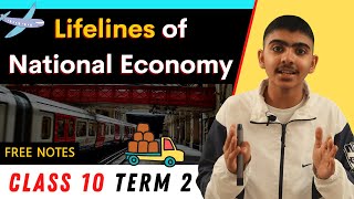 LIFELINES OF NATIONAL ECONOMY  CLASS 10 SST TERM 2  ONE SHOT FULL CHAPTER 💥👍  Learn with Madhu [upl. by Shiroma]