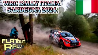 WRC Rally Italia Sardegna 2024  Show amp Maximum Attack [upl. by Nibot]