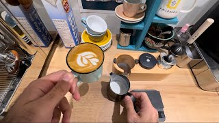 In 3 minutes only  Preparing a cup of cortado at home [upl. by Lewse]