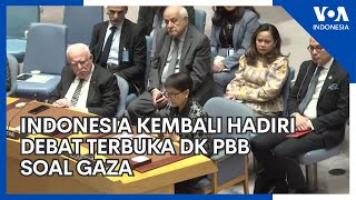 Indonesia Kembali Hadiri Debat Terbuka DK PBB soal Gaza [upl. by Irbmac]