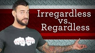 Irregardless vs Regardless CM Punks Grammar Slam [upl. by Hogan170]