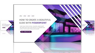 ✅ Crafting Modern Slide design with Powerpoint 🔥 [upl. by Narret]