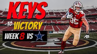 49ers Keys to Victory vs The Cowboys in Week in 8 [upl. by Rases]