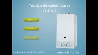 Reparar calentador electrico o gas valencia  963936343  Abetohogar [upl. by Anelra576]