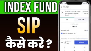 Index Fund me sip kaise kare  angle one se index fund me sip kaise kare  how to invest index fund [upl. by Male]