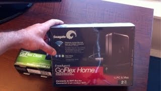 Unboxing and Review Seagate GoFlex Home [upl. by Azral]