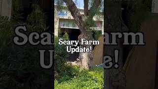 Scary Farm Update Work happening at old Depths maze [upl. by Akinyt]