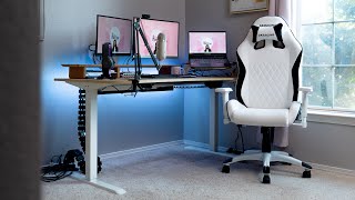 Gaming Desk Setup Makeover 2021 [upl. by Silvester]