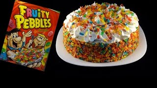 Fruity Pebbles NoBake Cheesecake  with yoyomax12 [upl. by Nesta57]