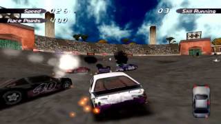 Destruction Derby 2  Red Pike Arena PS1 [upl. by Natividad296]