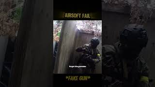 Airsoft Grenade Fail airsoft paintball milsim airsoftshorts airsoftfunny failarmy [upl. by Ashbaugh]