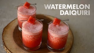 Watermelon Daiquiri Cocktail Recipe with BACARDI® Mixers [upl. by Danita]