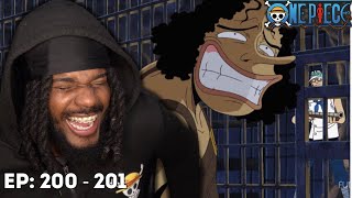 PRISON BREAK NEWEST MEMBER CONDORIANO ONE PIECE REACTION EPISODE 200  201  ANIME  SUB [upl. by Rosabella]