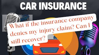 What if the insurance company denies my injury claim carinsurancetips carinsurance [upl. by Adnilre684]