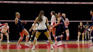 IWU Volleyball vs St Thomas Highlights [upl. by Adyl832]