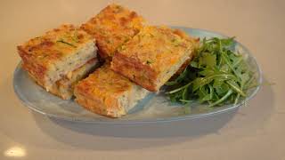 Julie Goodwin cooks Zucchini Slice [upl. by Botzow]