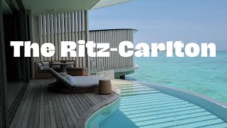 The RitzCarlton Maldives Fari Islands 1 Bedroom Ocean Pool Villa  Luxury Resort [upl. by Ailemac516]