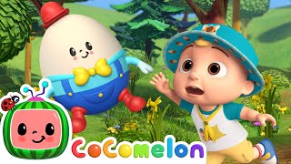 JJs Humpty Dumpty Outdoor Chase Song Catch the Toy Egg 🥚  CoComelon Nursery Rhymes amp Kids Songs [upl. by Amaerd]