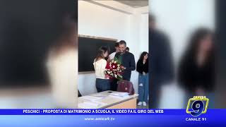 Peschici  Proposta di matrimonio a scuola il video fa il giro del web [upl. by Reiser]