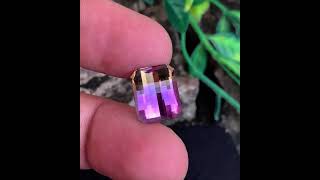 890 Carats  Bi color Ametrine Stone Pixel Cut Natural Brazilian Gemstone viral gemstone [upl. by Naillil384]