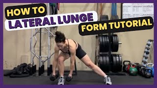 Dumbbell Lateral Lunge Tutorial  How To Do a Side Lunge [upl. by Dorita]