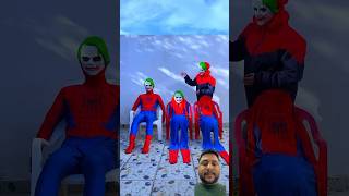 Spiderman vs joker challenge hgame funny spiderman superhero avengers spidermannowayhome [upl. by Nynnahs647]